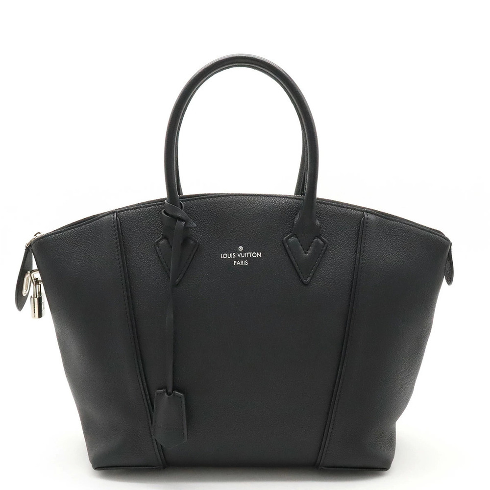 LOUIS VUITTON Parnassa Lockit Tote Bag Veau Cachemire Leather Noir Black